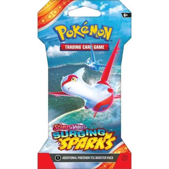 Sleeved booster Surging Sparks
